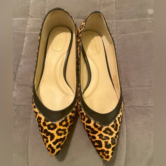 Stylish cheetah print shoes from Cole Haan size 5.5 B - Picture 1 of 7